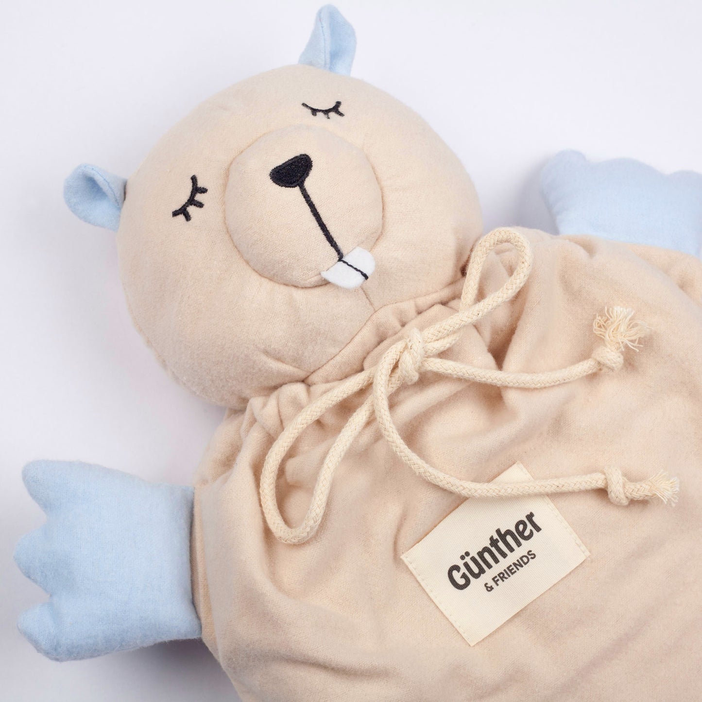 Babydecke Baumwolle, Geschenk zur Geburt Junge Mädchen, Detailansicht